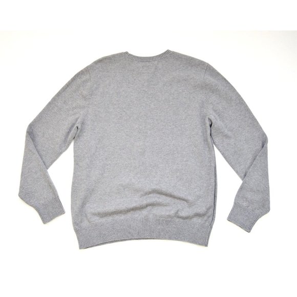 St. Johns Bay Mens Sweatshirt Size S Gray Long Sleeve Waffle-Knit Shirt - Picture 2 of 3